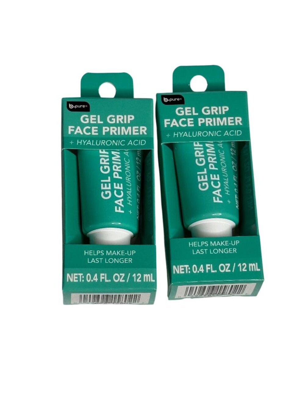 b.pure Gel Grip Primer 2 Pack Hyaluronic Acid Hydrating Makeup Base New